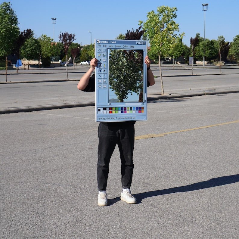 Miroir mural décoration esthétique nostalgique